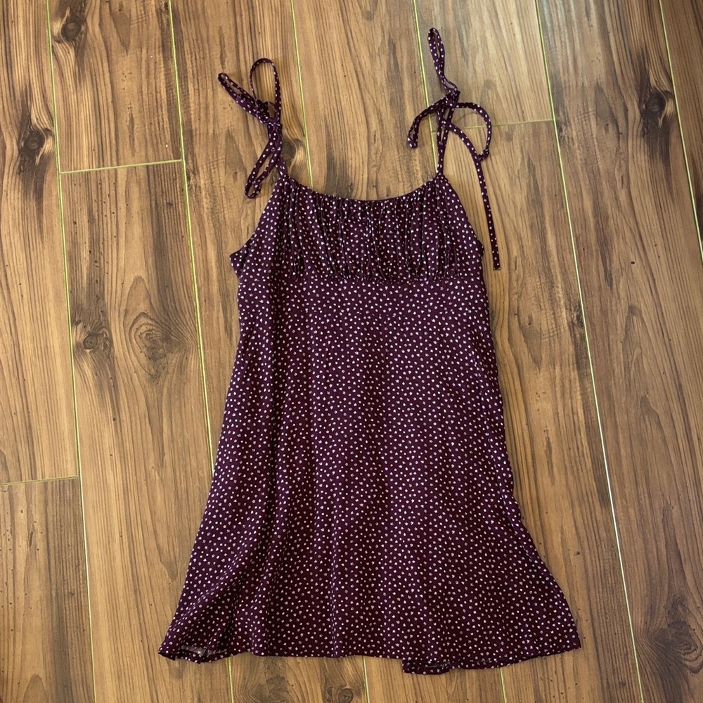 Red Floral Mini-dress